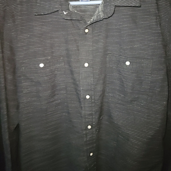 American Rag Large Button Down Long Sleeve Microdot - Picture 8 of 11
